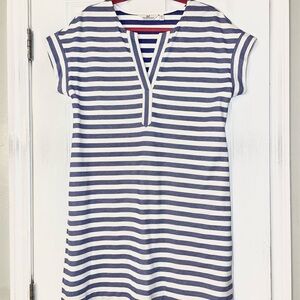 Vineyard Vines Navy and White Striped Dress